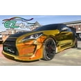 thumbnail image 5 of 12"x53" Premium Gold Orange Neo Chrome Rainbow Holographic Vinyl Wrap Sticker Decal Air Release, 5 of 6