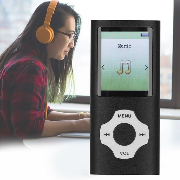 Reproductor HIFI MP3/MP4 Con Pantalla De Color De 1.8", Soporte De 128 GB De Memoria Expandible, Cuerpo De Aleación De Aluminio, Reproducción De 10 Horas - Admite