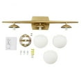 thumbnail image 4 of 45582NBR Kichler Lighting Jasper - 3 Light Bath Vanity In Mid-Century Modern Style-7.75 Inches Tall and 24.5 Inches Wide, 4 of 7