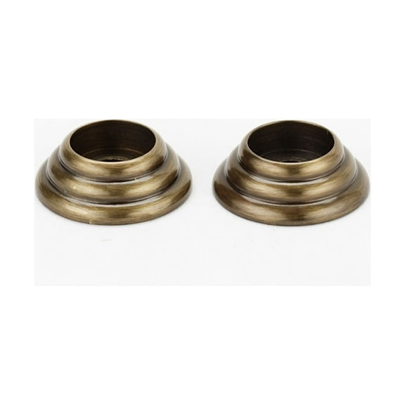Alno A722-AE Traditional 5/8" Diameter Cabinet Pull Backplate - Antique English