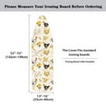 thumbnail image 6 of KUIFORTI Cute Chicken Ironing Board Cover Dust Cover Iron Board Cover for Ironing Board Pad Heavy Duty Padded Extra Wide Ironing Board cover 15 x 54 inches, 6 of 6