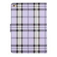 thumbnail image 5 of Case for iPad 6th Generation, Plaid Design Cute Stylish Shockproof Cover with Kickstand Magnetic Flip Folio Case for iPad 6th Generation 9.7 inch,Purple, 5 of 6