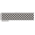 thumbnail image 3 of Modern Fabric by the Yard, Geometric Sharp Diamond Rhombuses Inside Square Frames Tiling Mosaic Art, Decorative Upholstery Fabric for Sofas and Home Accents, Eggshell and Black by Ambesonne, 3 of 5