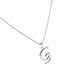 thumbnail image 4 of Collar con Colgante de de la de la de la Simple Cadena Gargantilla de Moda de Metal Plateado, 4 of 9