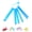 Blue, variant on Kids Sensory Chew Toys for Autistic Children, Children Chew Toys, Kids Adult Dental Bite Blocks, Purple