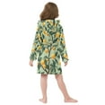 thumbnail image 7 of FORMRS Niños Bathrobe Unisex Hooded Robe Soft Plush Pajamas Sleepwear, Size 2-3T, Orange Tree, 7 of 7