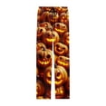 thumbnail image 4 of Yuncity Men's Halloween Pajama Pants Hallowmas Casual Loose Fit Comfortable Trousers With Pockets Soft Stretch for Daily Wear and Holiday Parties Sleep Pants Orange Xxxl, 4 of 5