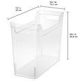 thumbnail image 2 of Sterilite Narrow Shelf Home Storage Organizing Plastic Container, 18 Pack, 2 of 6