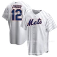 thumbnail image 4 of Jersey de béisbol bordado Metropolis 12 azul Lindor generación Jersey de béisbol MLB, 4 of 5