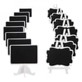 thumbnail image 3 of 10PC/lot Mini Chalkboard,Wooden Standing Design Chalkboard Tabletop Ornament,Wooden Framed Chalkboard Table Displays Message Board for Bedroom Home Office Table Decor, 3 of 5