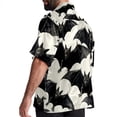 thumbnail image 3 of Bats Men's Short Sleeve Casual Printed Button Down Beach Shirts - Summer Fashion Tops, 3 of 6