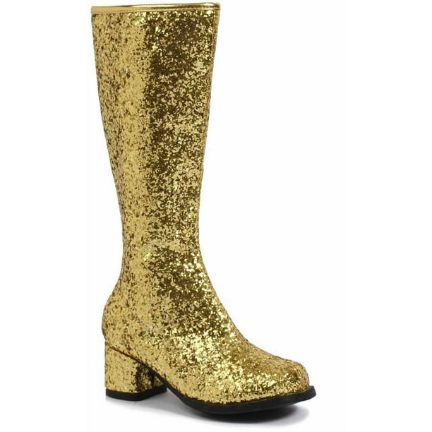 Gold Glitter Gogo Boots Girls' Child Halloween Costume Accessory ...