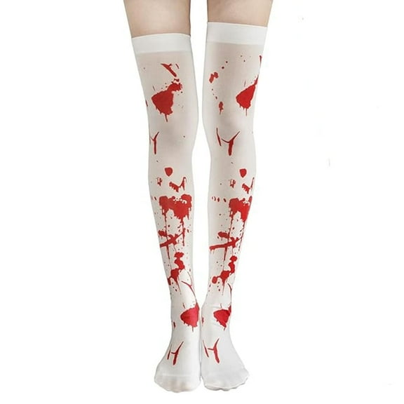 1 Pairs Thigh High Stockings Knee High Socks for Women Girls Long Socks for Halloween Cosplay Party Festival