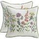 thumbnail image 1 of BR Fundas de cojín con estampado floral, juego de 2, fundas de almohada modernas y elegantes para sofá y dormitorio, 1 of 4