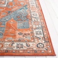 thumbnail image 5 of SAFAVIEH Journey Malandra Medallion Area Rug, Rust/Blue Ivory, 8'9" x 12', 5 of 12