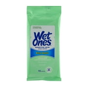 Wet Ones: Sensitive Skin Extra Gentle Wipes Hand and Face, 15 Ct