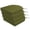Green, variant on Unikome Waterproof Outdoor Patio Chair Cushions, 17 x 16 in Rounded Square Garden Seat Pads, Navy Blue, Set of 4