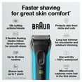 thumbnail image 4 of Braun Series 3 ProSkin 3040s Rechargeable Wet Dry Men's Electric Shaver with Precision Trimmer, 4 of 11