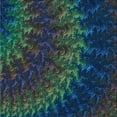 thumbnail image 1 of Ahgly Company Machine Washable Indoor Square Transitional Night Blue Area Rugs, 4' Square, 1 of 7