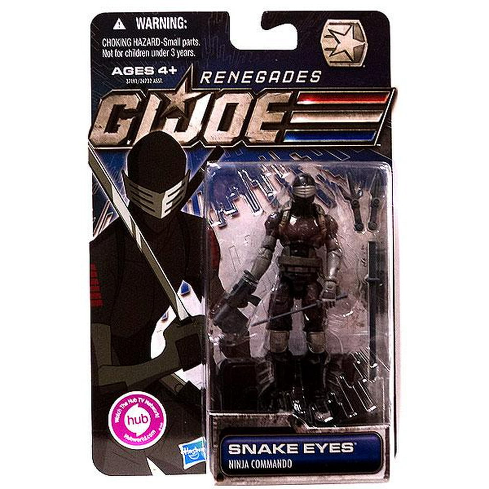 GI Joe 30th Anniversary Renegades Snake Eyes Action Figure Walmart