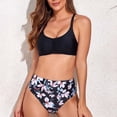 thumbnail image 2 of DPTALR Bikini Femme Poitrine Plissée Maillot de Bain Deux Pièces Imprimé Ensemble de Plage, 2 of 8