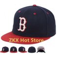 thumbnail image 1 of Gorros planos ajustados originales Boston Real, gorra de Hip Hop, letra B, ajuste verdadero, sombrero de camionero, sombrero de papá, venta al por mayor Fivean unisex, 1 of 2