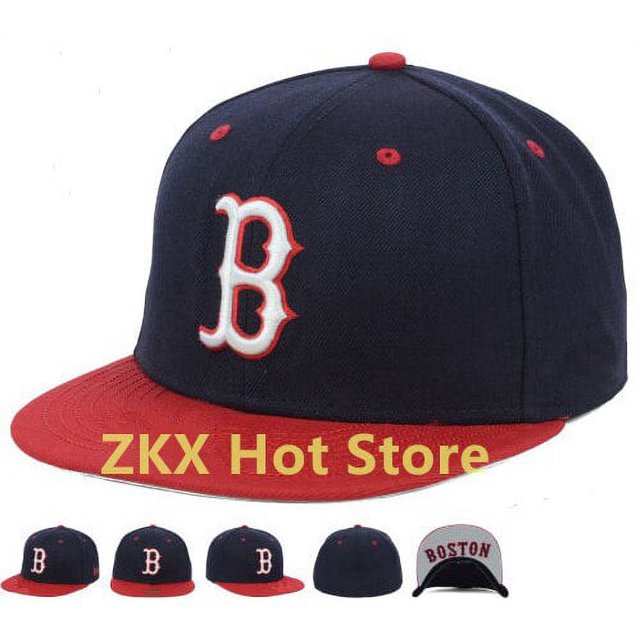 Gorros planos ajustados originales Boston Real, gorra de Hip Hop, letra B, ajuste verdadero, sombrero de camionero, sombrero de papá, venta al por mayor Fivean unisex
