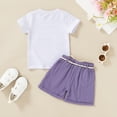 thumbnail image 7 of Younger Tree Baby Girl Summer Clothes Set Short Sleeve T-Shirt Shorts 2pcs Outfits for 6-12 Months, 7 of 7
