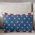 thumbnail image 3 of 4th of July Throw Pillow Covers, Retro Wood Patriot Independence Day Soft Breathable Pillow Cases with Invisible Zipper for Sleeping, Queen Size Pillowcases for Couch Bed Sofa Chair 20x30 Inches, 3 of 6
