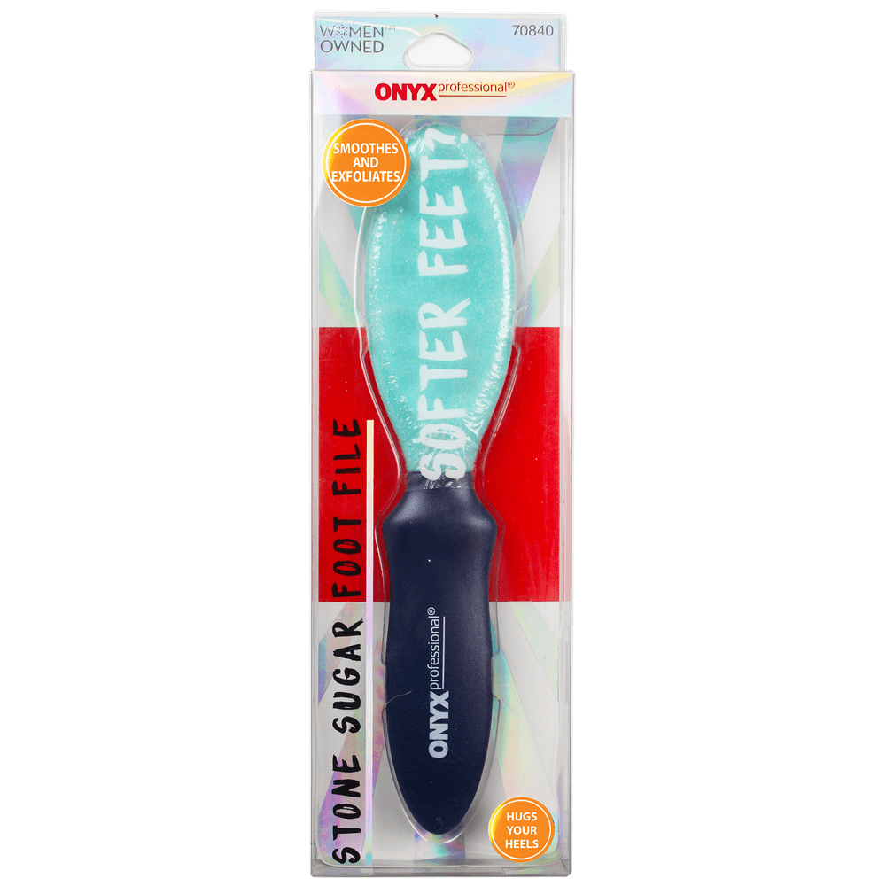 Onyx Professional Stone Sugar Foot File for polishing and smoothing