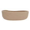 thumbnail image 1 of Woven Rope Basket,Snacks Cosmetics Desktop Organiser Woven Rope Storage Basket for Entryway Desk, 1 of 7