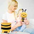 thumbnail image 7 of 2026 New Bee Plush Toys, Stuffed Animals Toys Bee Soft Pillow Toys, Cartoon Cute Pet Home Ornaments, Companion, Best Birthday Gifts for Holiday Xmas Easter for Friend and Family (Bee, 2PCS), 7 of 7