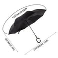thumbnail image 2 of Umbrella Boutique Innovative Reverse Umbrella Double-layer Sun Umbrella Sunshade Umbrella C-shaped Creative Reverse Umbrella, 2 of 2