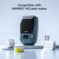 thumbnail image 6 of NIIMBOT M2 Thermal Transfer Labels, Only for M2 Label Maker, PET Material, Waterproof and High-Temperature Resistance, Long Storage Time (50x30mm Silver), 6 of 7