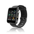 thumbnail image 1 of Reloj inteligente compatible con Bluetooth, reloj inteligente para fitness, resistente al agua, presión arterial, detección de teléfono, pulsera para correr, entrenamiento de gimnasio Monstrate  EL005172-00B, 1 of 2