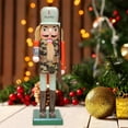 thumbnail image 3 of 36 cm Decorativa Cascanueces para Navidad, Cascanueces de Adornos de , Decoraciones Navideñas, Decoración Camuflaje Baoblaze Soldado Cascanueces, 3 of 8