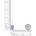 thumbnail image 3 of Gem Stone King 925 Sterling Silver Lavender Deardrop Pendant necklace for Women 18 inch Made with Crystals, 3 of 4