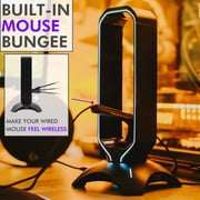 Tilted Nation RGB Headset Stand and Gaming Headphone Stand for Desk Display with Mouse Bungee Cord Holder - Gaming Headset Holder with USB 3.0 Hub for Xbox, PS4, PC - Perfect Gaming Accessories Gift
