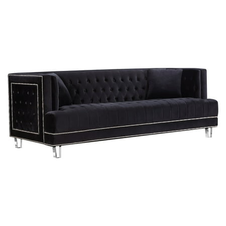 Meridian Furniture Inc Lucas Velvet Sofa