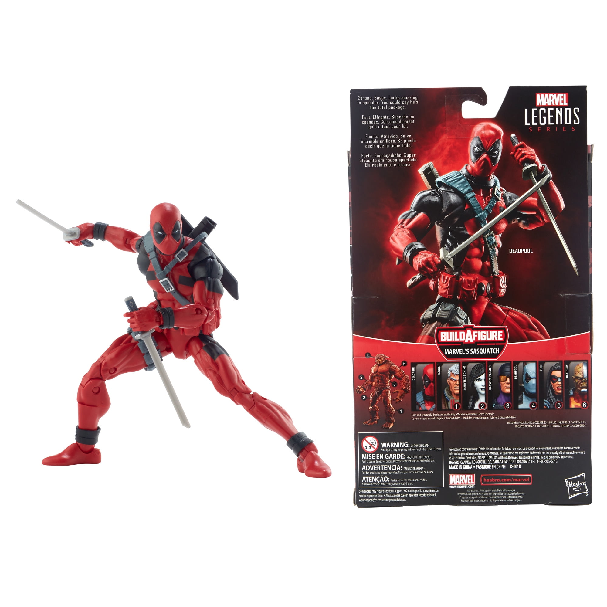 marvel legends deadpool walmart