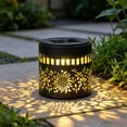 thumbnail image 5 of Sunflower Glow Solar Garden Lantern, Hollow Projection Lighting Design, Waterproof LED Hanging Lamp, Durable Outdoor Wall Decor for Patio, Yard, Fence, Garden and Exterior Home Ornament, A, 5 of 7