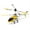 Yellow, variant on S107G RC Helicopter with Gyro Stabilizer, 3CH 2.4GHz Dual Propeller Aircraft One-Key Takeoff, & Hover Function, RTF Remote Control Helicopter for Adults & Enthusiasts
