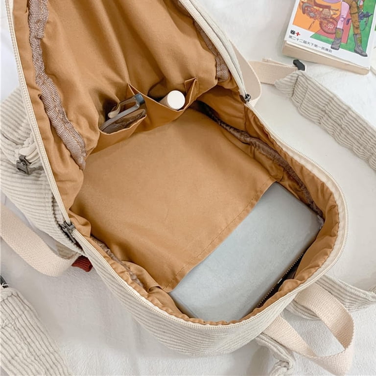 bdg mini corduroy backpack GGOOB Small Soft corduroy exterior with a durable nylon interior lining Features Meyaus Women Small Stripes Corduroy