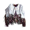 thumbnail image 1 of Chaqueta con Borlas Salvador para Carnaval y Fiestas Manga Larga Oscura, 1 of 9