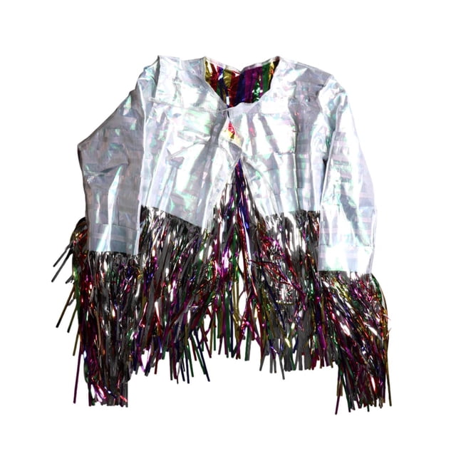 Chaqueta con Borlas Salvador para Carnaval y Fiestas Manga Larga Oscura