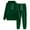Dark Green, variant on Track Suits for Women Set Basic Plain Hoodie and Jogger Sweatpants 2 Piece Matching Sweatsuit Travel Lounge Set
