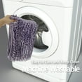 thumbnail image 4 of Civkor Bathroom Rugs,Chenille Bath Mat Set 2 Pieces Non Slip Backing,31x20 and 24x16Inch,Machine Wash,Quick Qry,Purple, 4 of 7