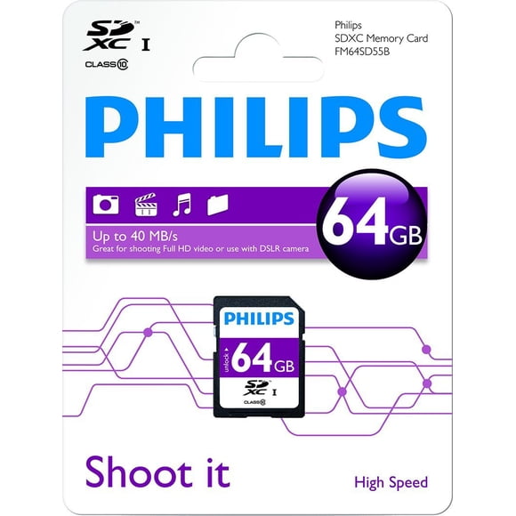 PHILIPS SDHC CARD 64GB CLASS-10