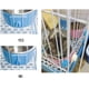 thumbnail image 3 of Comedero para mascotas Cuenco Dispensador de agua Jaula para alimentos Cuenco Ahorro de espacio 2 colores - Verde Yinane Alimentador de perro de mascota, 3 of 7