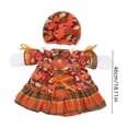thumbnail image 3 of Sahpxhe Halloween Porch Goose Outfit Decorations, Thanksgiving Holiday Clothes Costume for Lawn Goose Statue Outdoor Patio Party Decor Fits 23 in Multicolor, 3 of 6